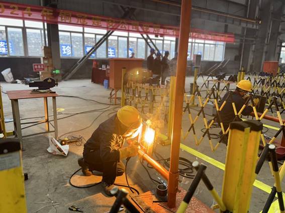 公司舉辦電焊工、電工技術(shù)比武